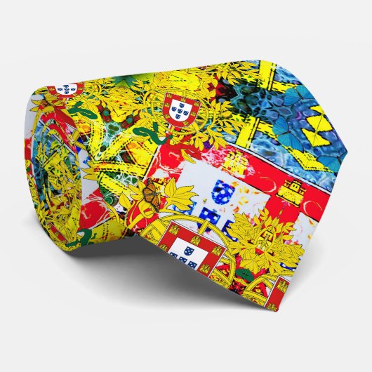 Portugese ontwerpen stropdas (Opgerold)