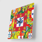 Portugese ontwerpen  vierkante klok (Hoek)