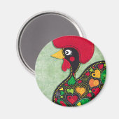 Portugese ooster magneet (Voorkant / Achterkant)