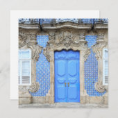 Portugese paleisdeur feestdagenkaart (Voorkant / Achterkant)