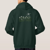 Portugese parachutist QNPVSC Hoodie (Achterkant)