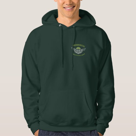Portugese parachutist QNPVSC Hoodie (Voorkant)