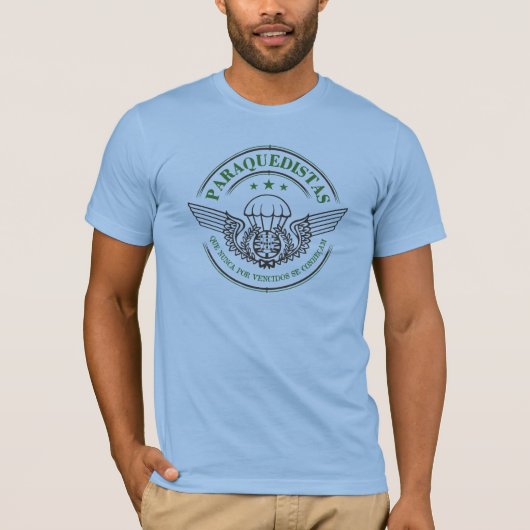 Portugese parachutist t-shirt (Voorkant)