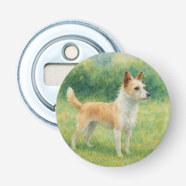 Portugese Podengo Button Flesopener