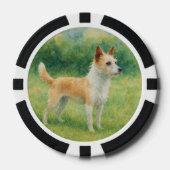 Portugese Podengo Poker Chips (Voorkant)