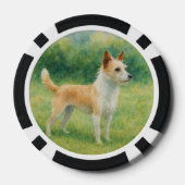 Portugese Podengo Poker Chips (Achterkant)