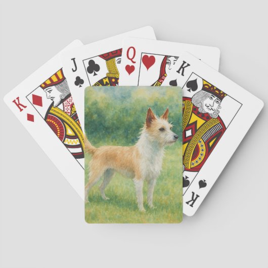 Portugese Podengo Pokerkaarten (Achterkant)