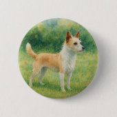 Portugese Podengo Ronde Button 5,7 Cm (Voorkant)