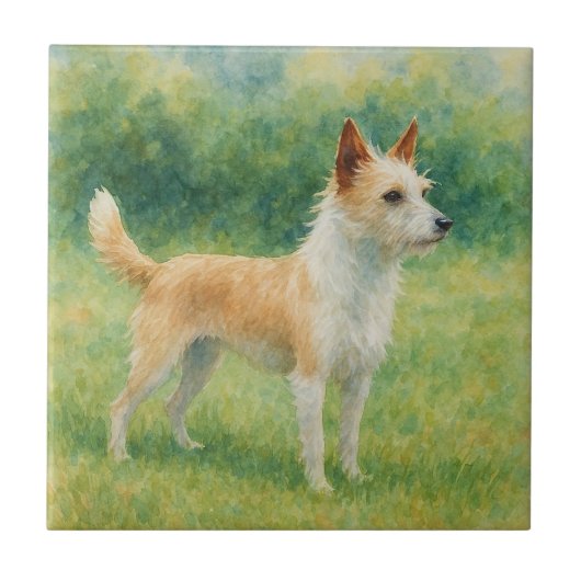 Portugese Podengo Tegeltje (Voorkant)