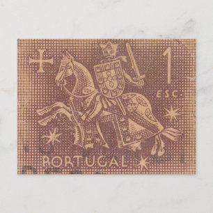 Portugese poststempel briefkaart