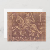 Portugese poststempel briefkaart (Voorkant / Achterkant)