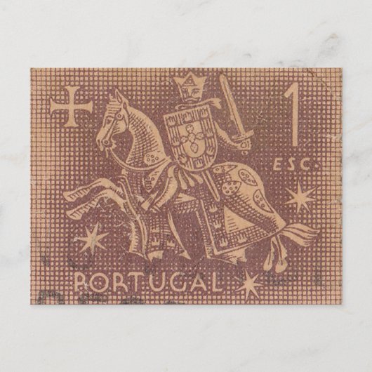 Portugese poststempel briefkaart (Voorkant)