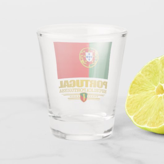 Portugese Pride Shot Glas (Achterkant)