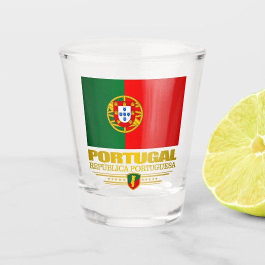 Portugese Pride Shot Glas (Voorkant)