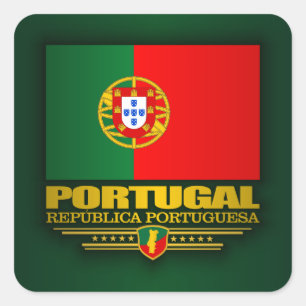 Portugese Pride Vierkante Sticker