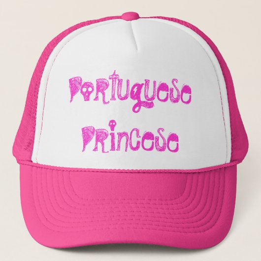 Portugese Princese Trucker Hat Pet (Voorkant)