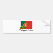 Portugese prinses bumpersticker (Voorkant)