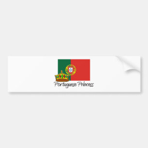 Portugese prinses bumpersticker