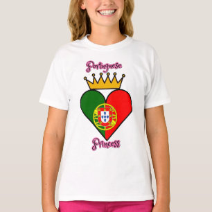 Portugese prinses Girls Ruffle T-Shirt