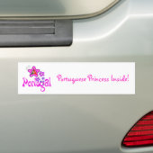 Portugese prinses Inside Bumpersticker (Op auto)
