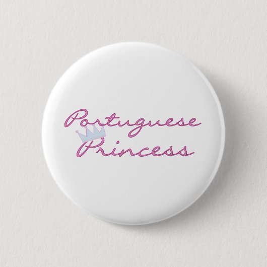 Portugese prinses ronde button 5,7 cm (Voorkant)
