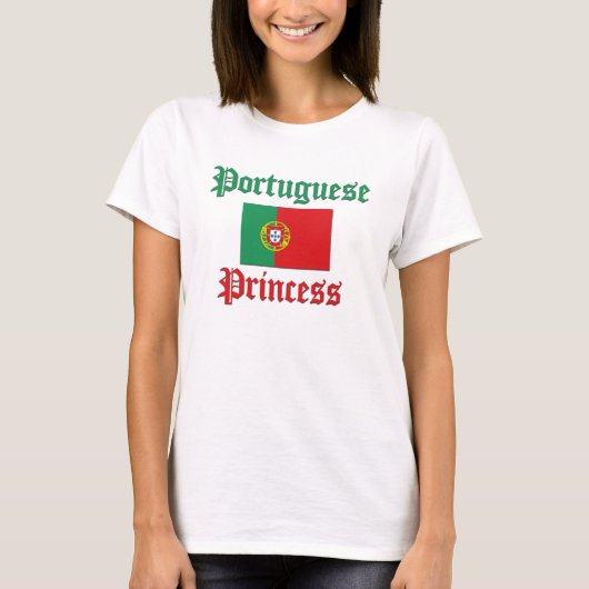 Portugese prinses t-shirt (Voorkant)