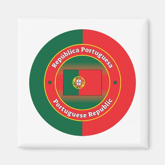 Portugese Republiek Magneet (Voorkant)