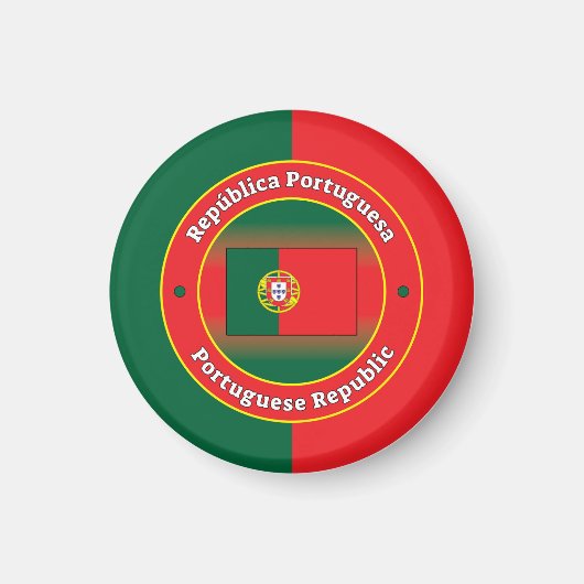 Portugese Republiek Magneet (Voorkant)