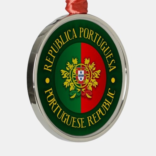 Portugese Republiek Metalen Ornament (Rechts)