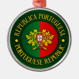 Portugese Republiek Metalen Ornament