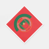 Portugese Republiek Servet (Hoek)