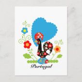Portugese rooster briefkaart (Voorkant)