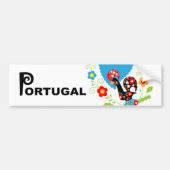 Portugese rooster bumpersticker (Voorkant)