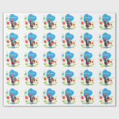 Portugese rooster cadeaupapier (Vlak)