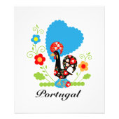 Portugese rooster foto afdruk (Voorkant)