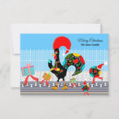 Portugese Rooster Giften en Baubles Parade kaart (Voorkant)