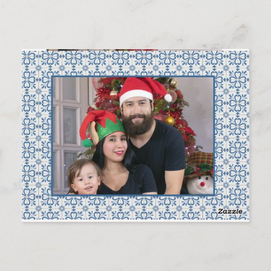 Portugese Rooster Gifts en Baubles Parade Briefkaart (Achterkant)