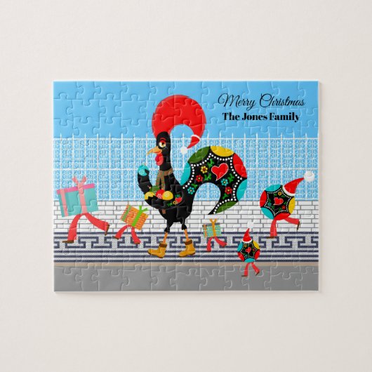 Portugese Rooster Gifts en Baubles Parade Legpuzzel (Horizontaal)