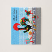 Portugese Rooster Gifts en Baubles Parade Legpuzzel (Verticaal)