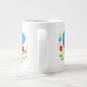 Portugese rooster grote koffiekop (Achterkant)