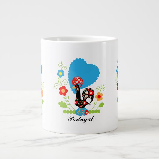 Portugese rooster grote koffiekop (Voorkant)