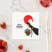 Portugese Rooster Holly Kerstbal Servet (Insitu)