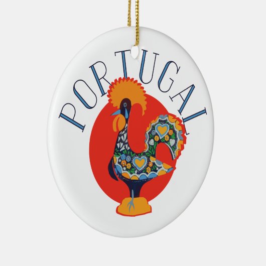 Portugese rooster keramisch ornament (Rechts)