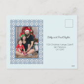 Portugese Rooster Kerstmis feestelijke rit Feestdagenkaart (Achterkant)