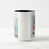 Portugese Rooster Kerstmis feestelijke rit Mok (Midden)