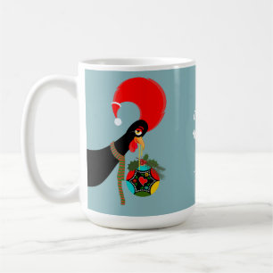 Portugese Rooster Kerstmis holly bauble Koffiemok