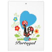 Portugese rooster klembord (Achterkant)