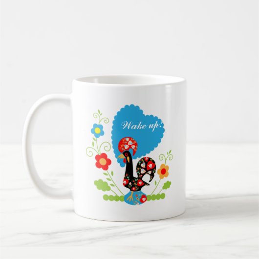 Portugese rooster koffiemok (Links)