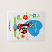 Portugese rooster legpuzzel (Horizontaal)