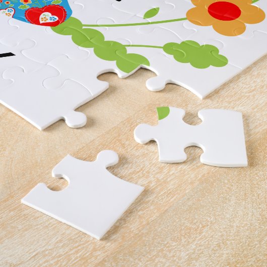 Portugese rooster legpuzzel (Zijkant)